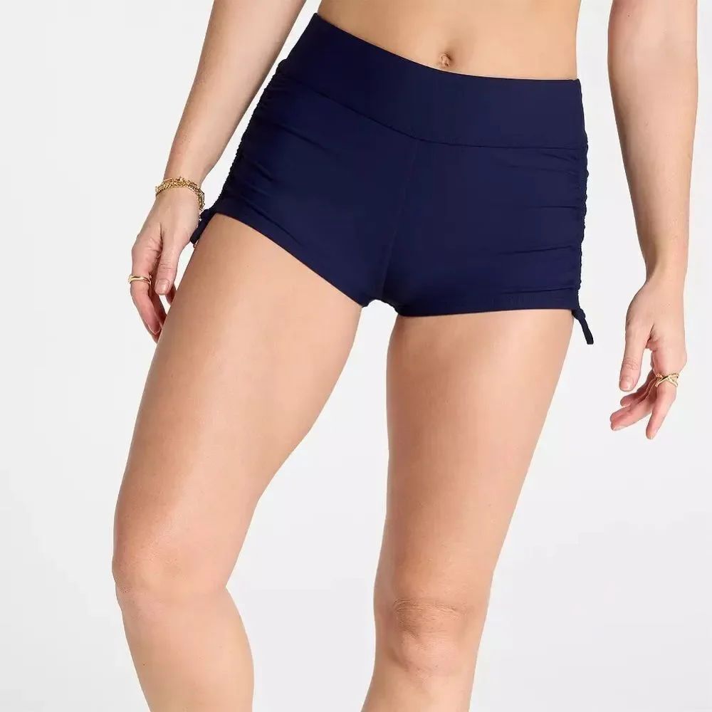 CALIA Women's Mid Rise Swim Short NEW with tags Size XXL Opulent Blue